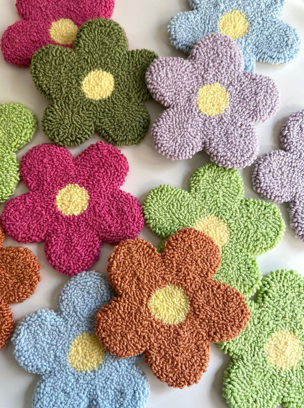 Handmade Coaster [1 Piece]- Flower