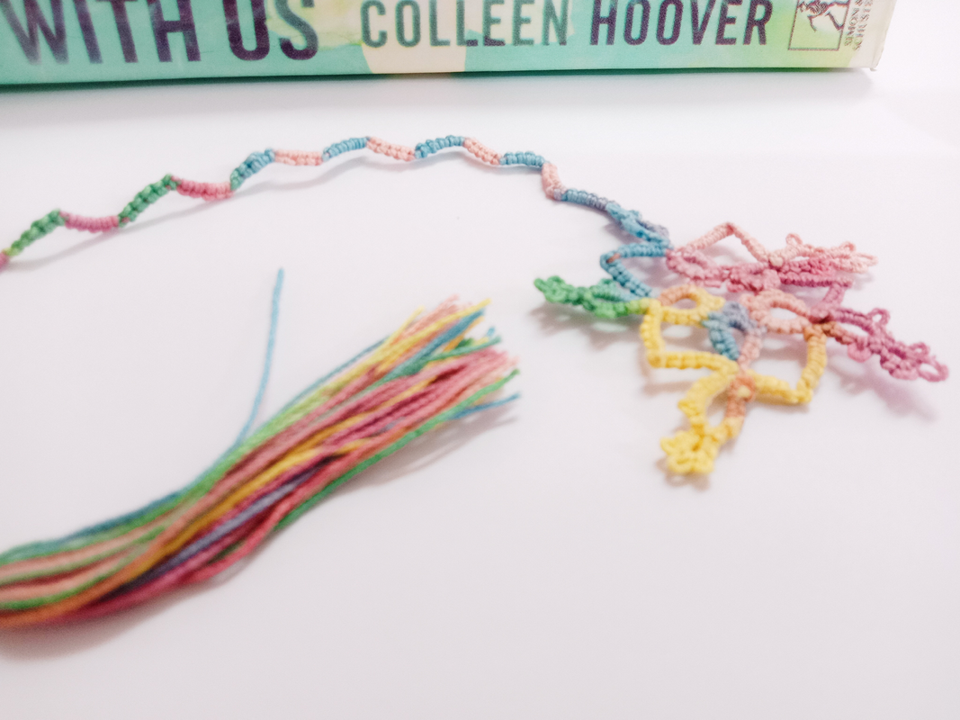 Handmade tatting Book mark