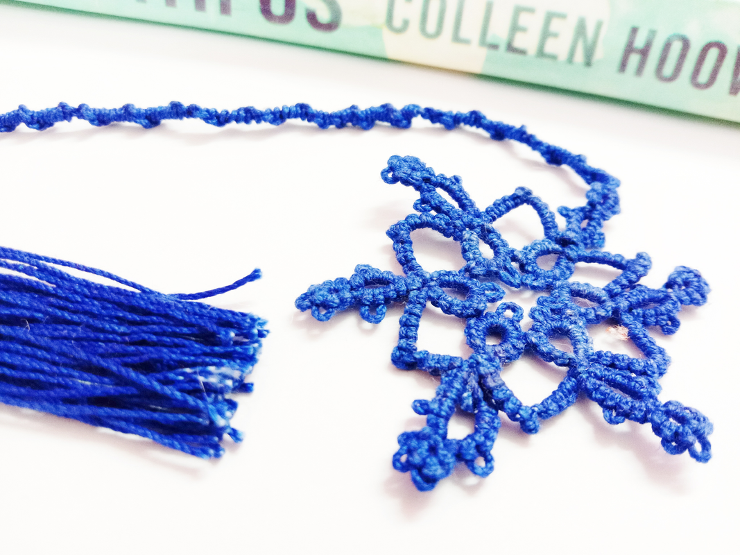 Handmade tatting Book mark